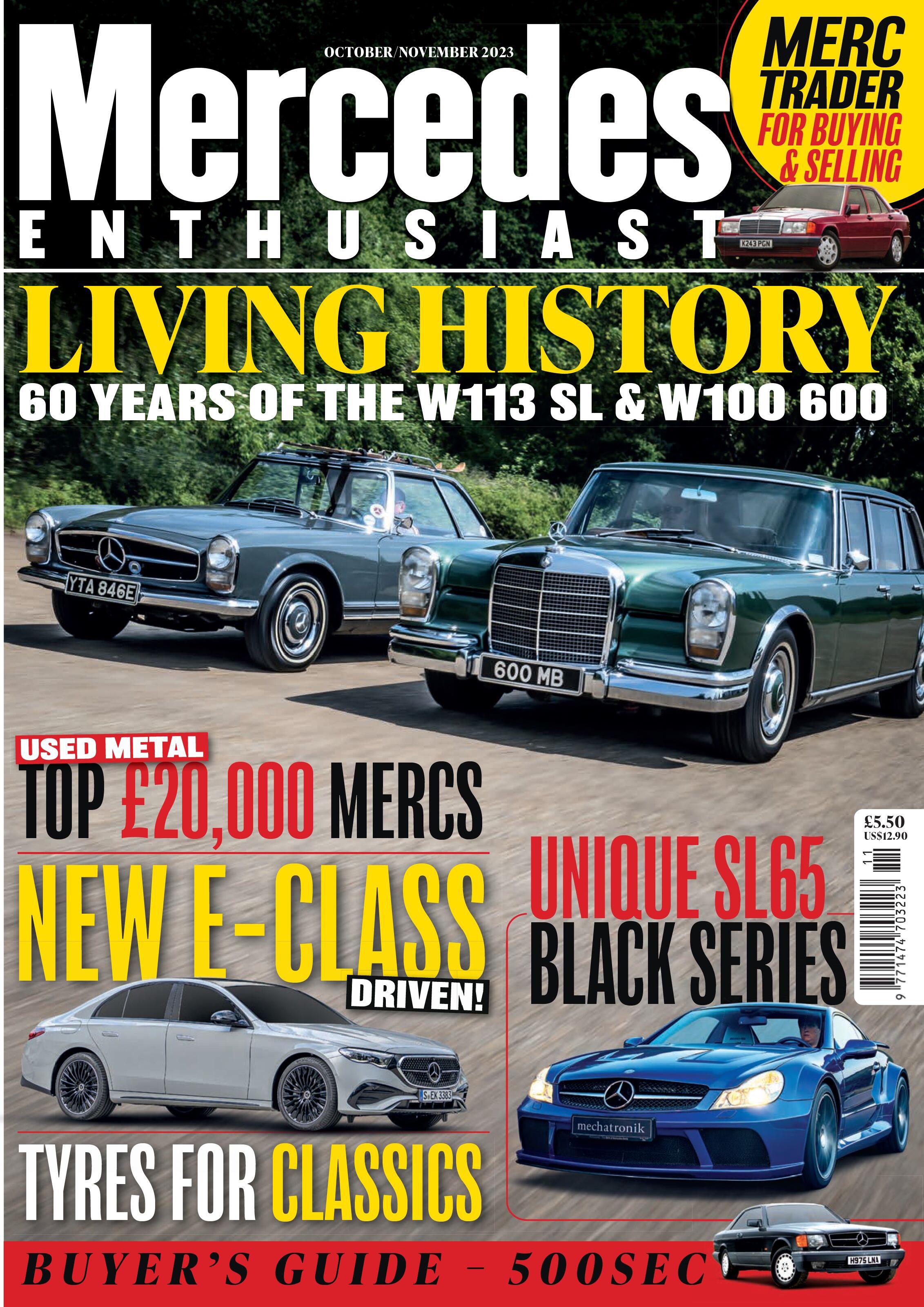 Журнал Mercedes enthusiast. October-November 2023